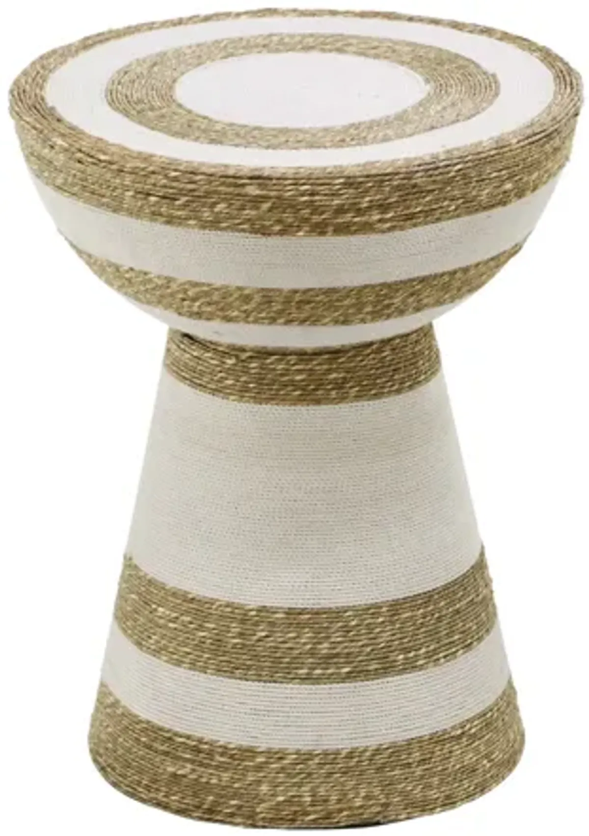 Wren Striped Side Table