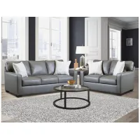 Bauer Leather Loveseat