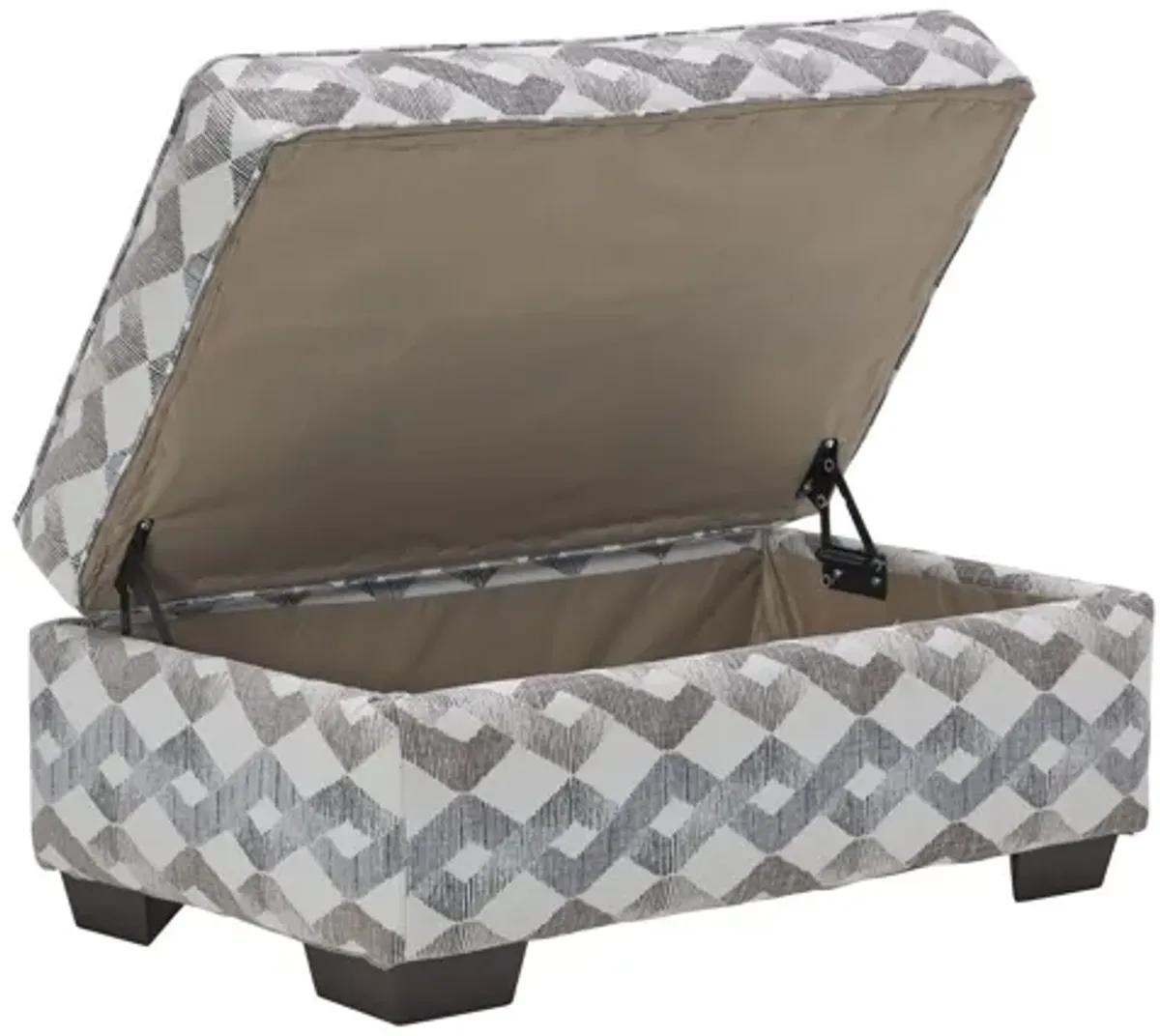 Scotty Grey Ottoman