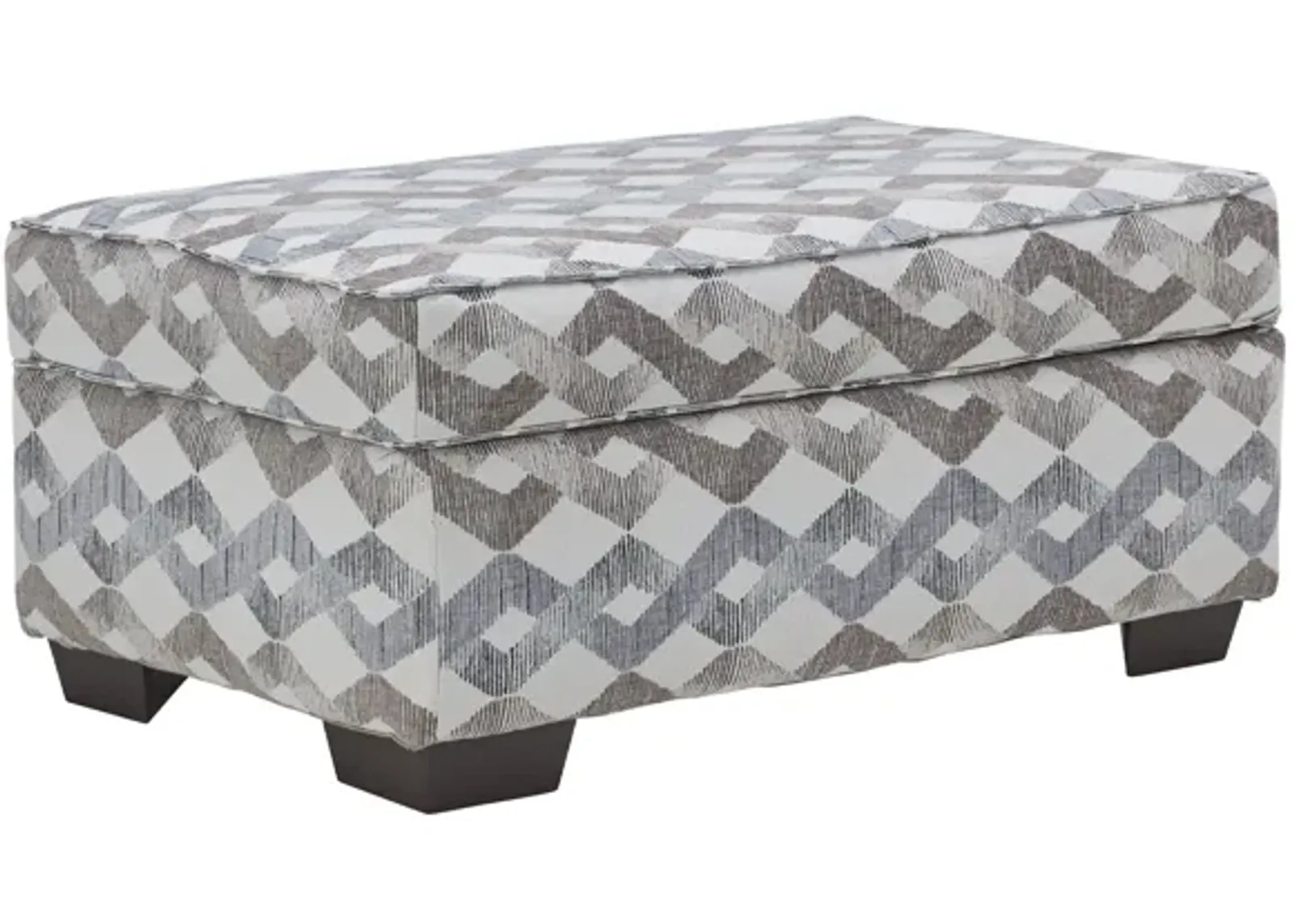 Scotty Grey Ottoman