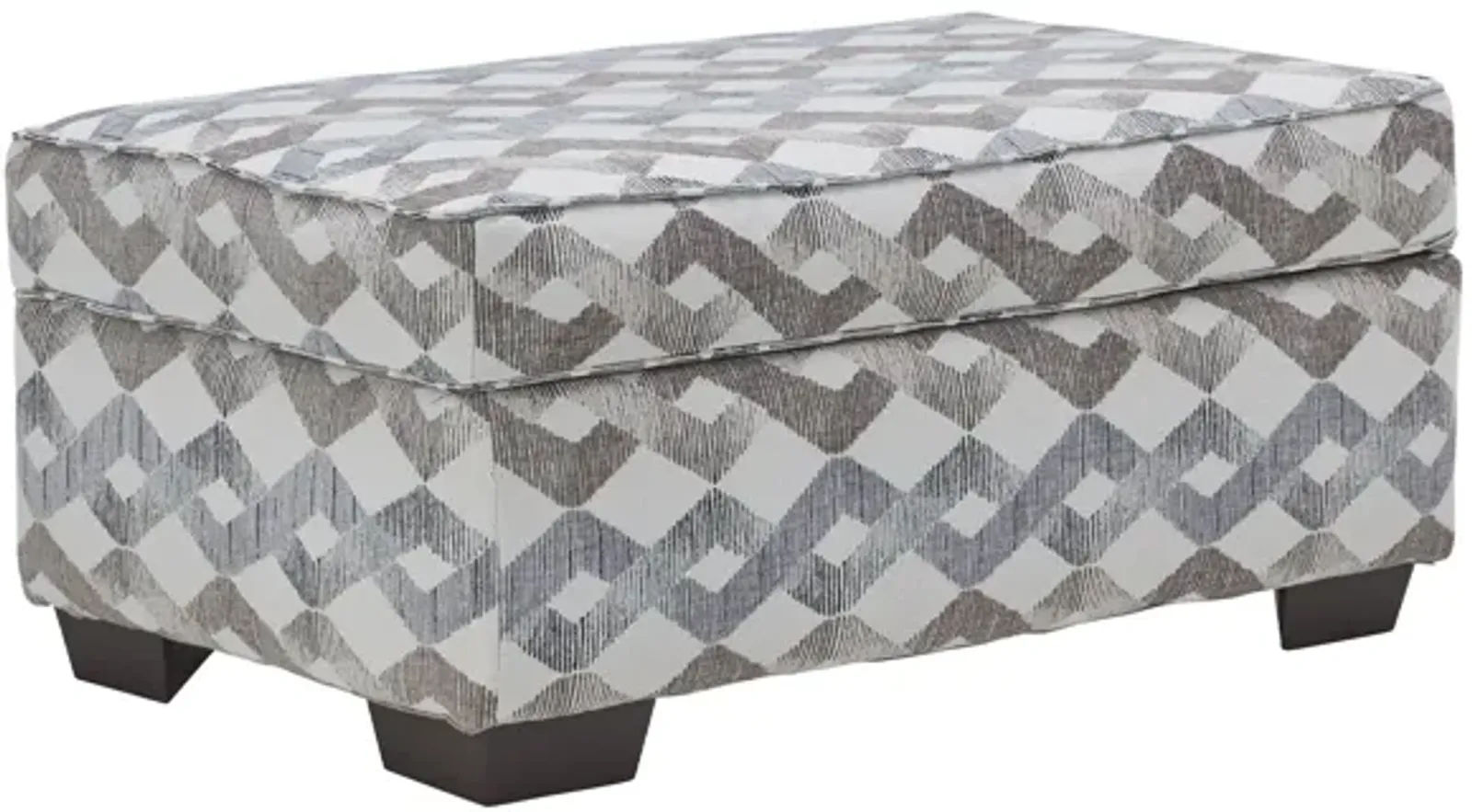 Scotty Grey Ottoman