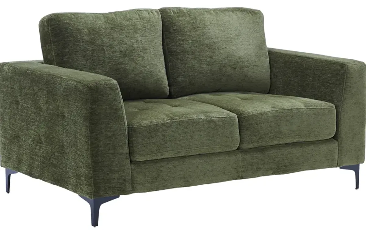 Wren Green Loveseat