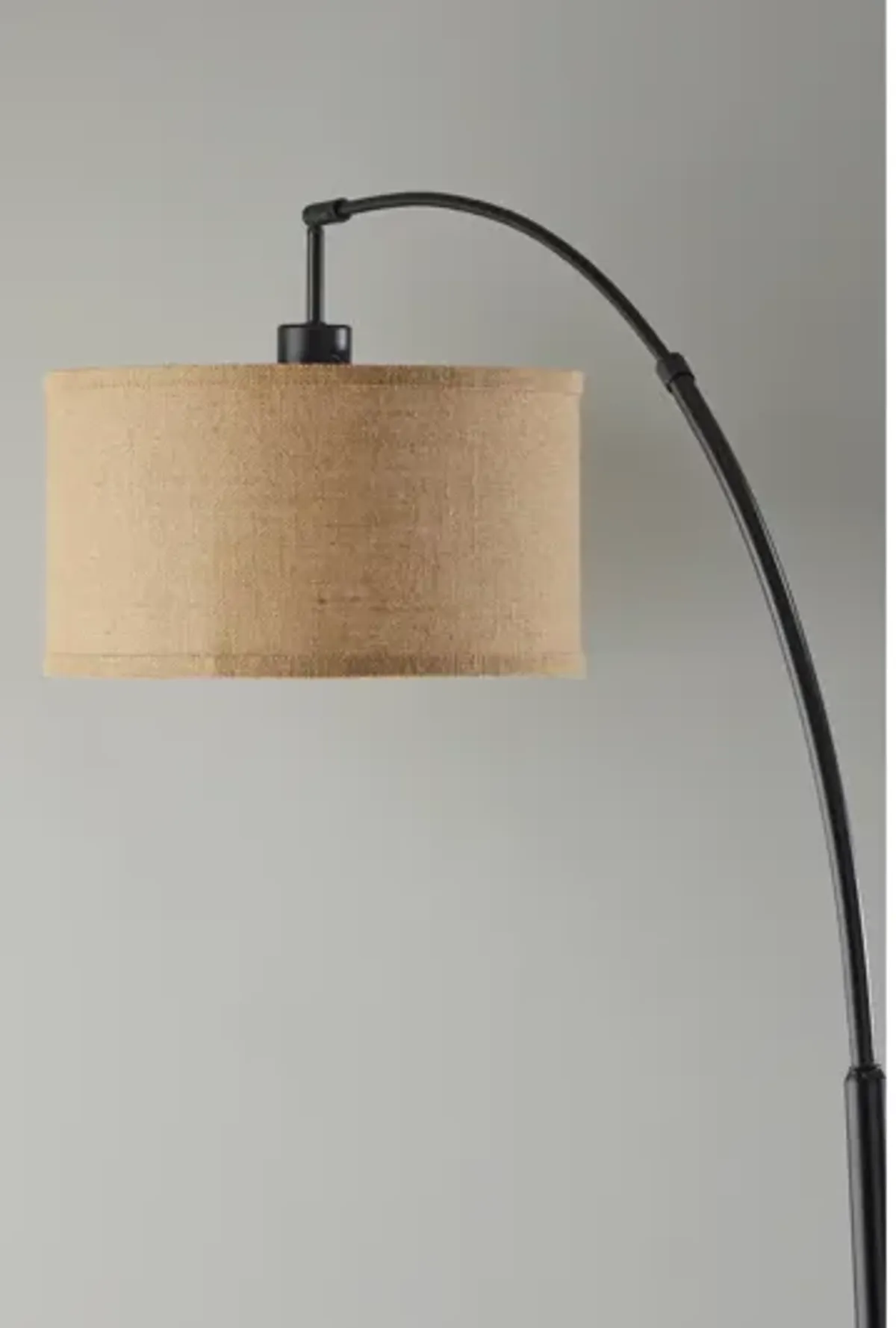 Burlap Arc Lamp