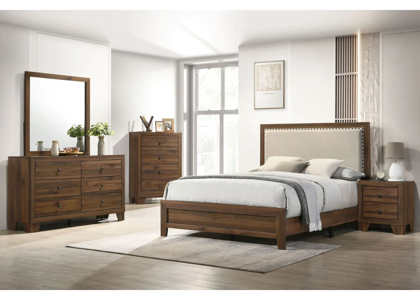 Brandy 5-Piece King Bedroom Set