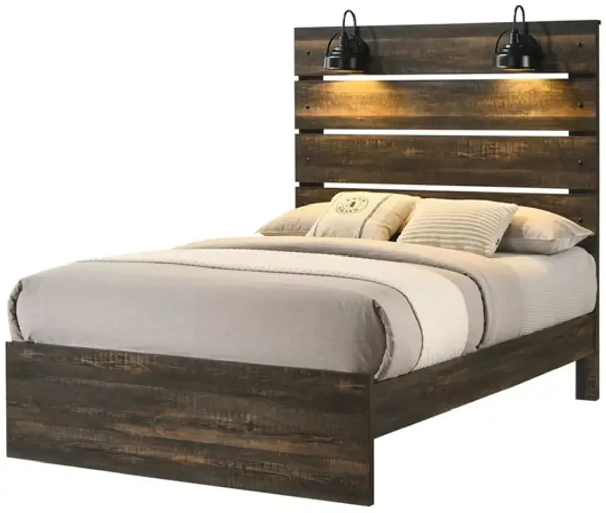 Dixon Brown 5-Piece Full Bedroom Set