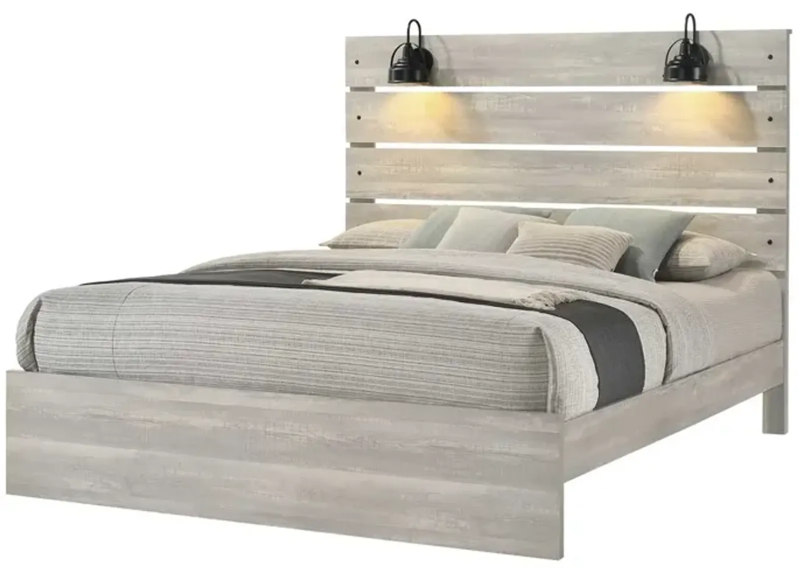 Dixon White King Bed