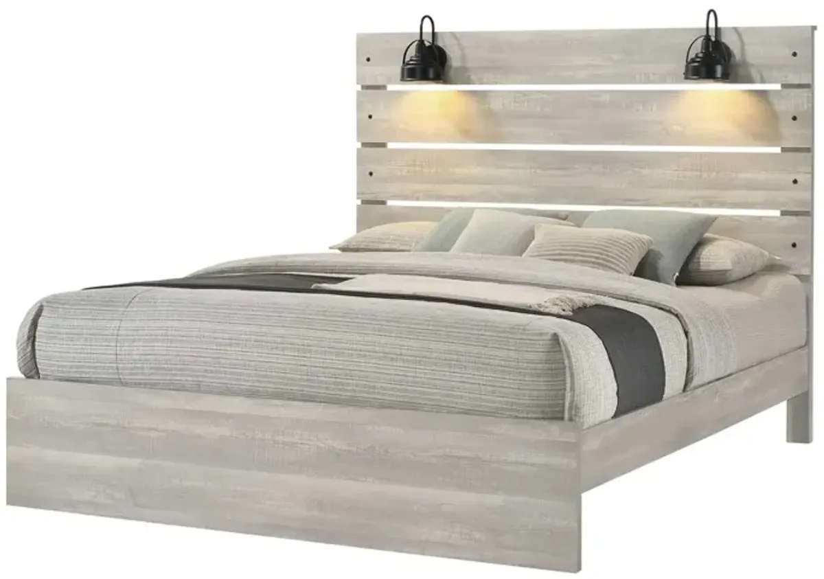 Dixon White King Bed