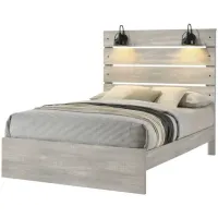 Dixon White Queen Bed