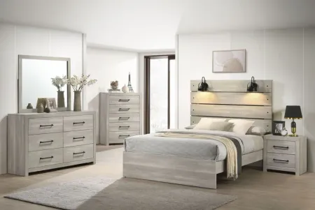 Dixon White 3-Piece Queen Bedroom Set