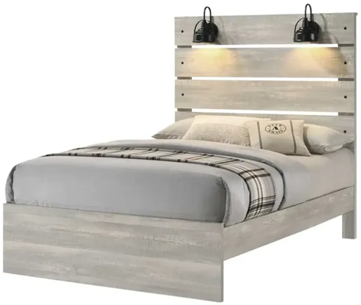 Dixon White 5-Piece Full Bedroom Set