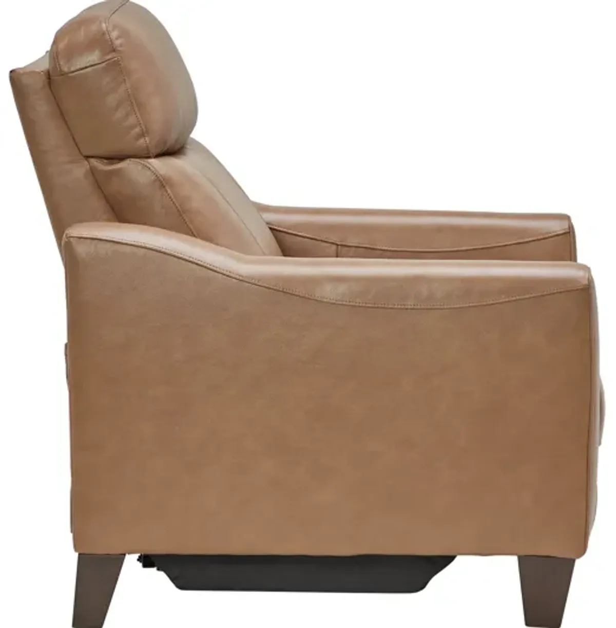 Damon Brown Leather Dual Power Recliner