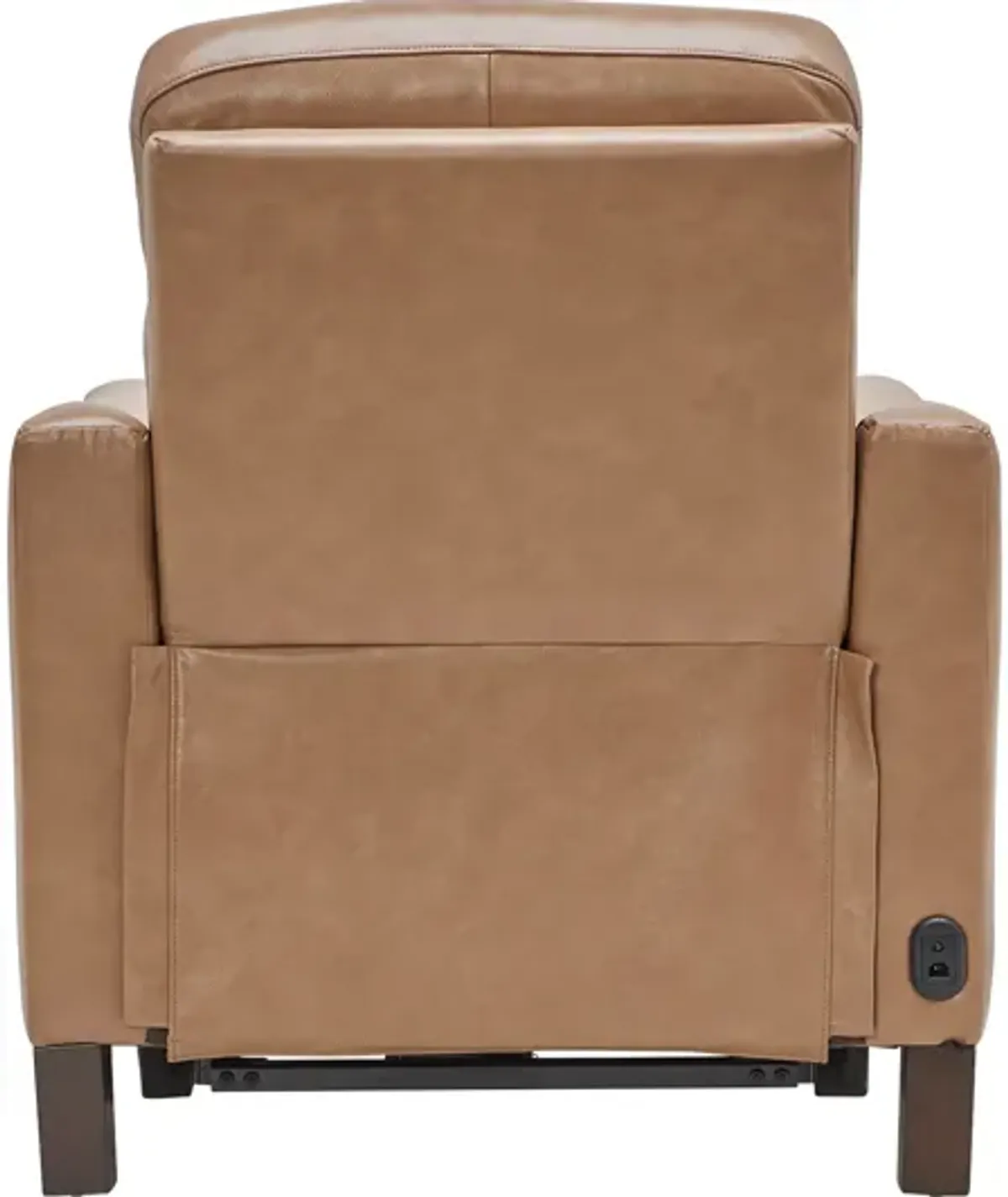 Damon Brown Leather Dual Power Recliner