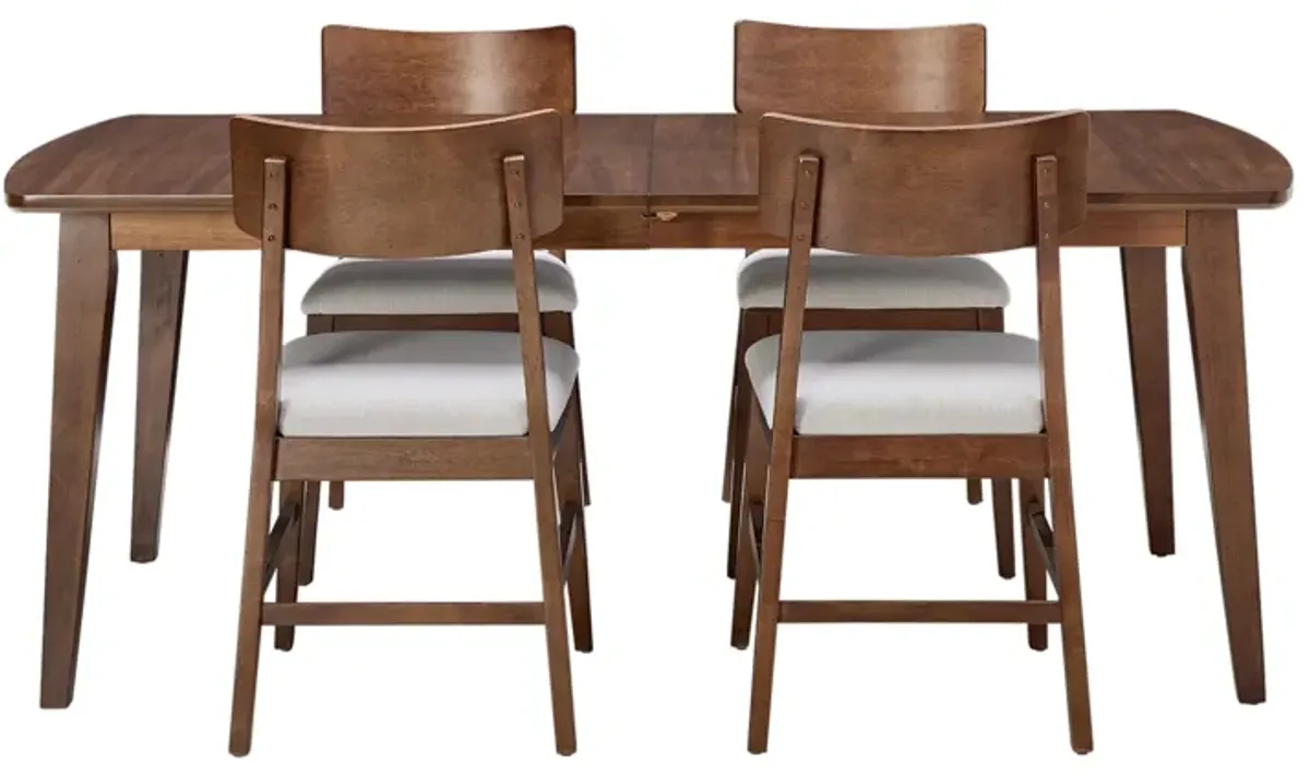 Conrad Extendable Table + 4 Chairs