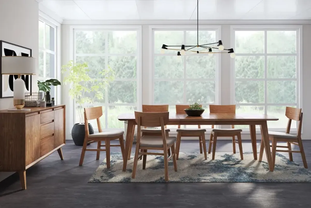 Conrad Extendable Table + 4 Chairs