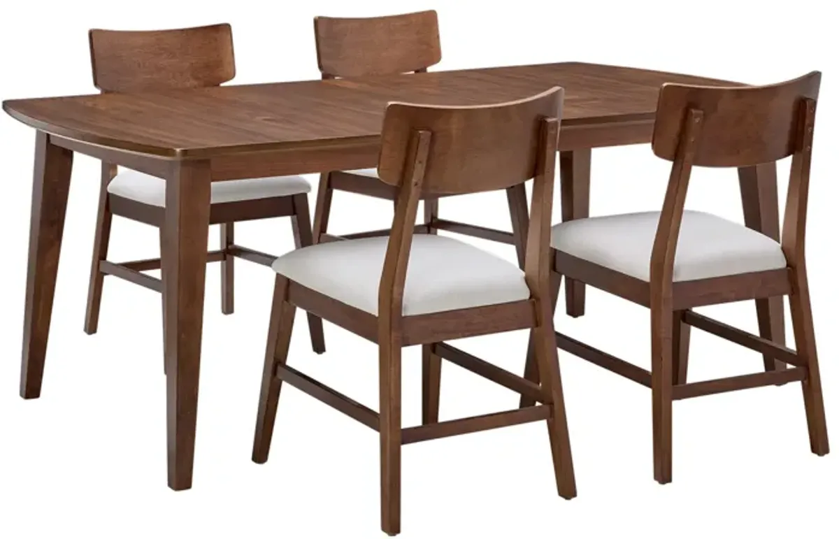 Conrad Extendable Table + 4 Chairs