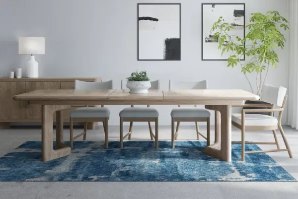 Burrell Extendable Table + 4 Chairs