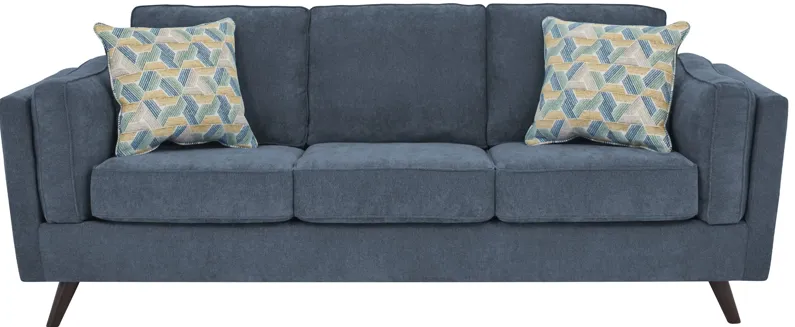 Arlington Blue Queen Sleeper Sofa