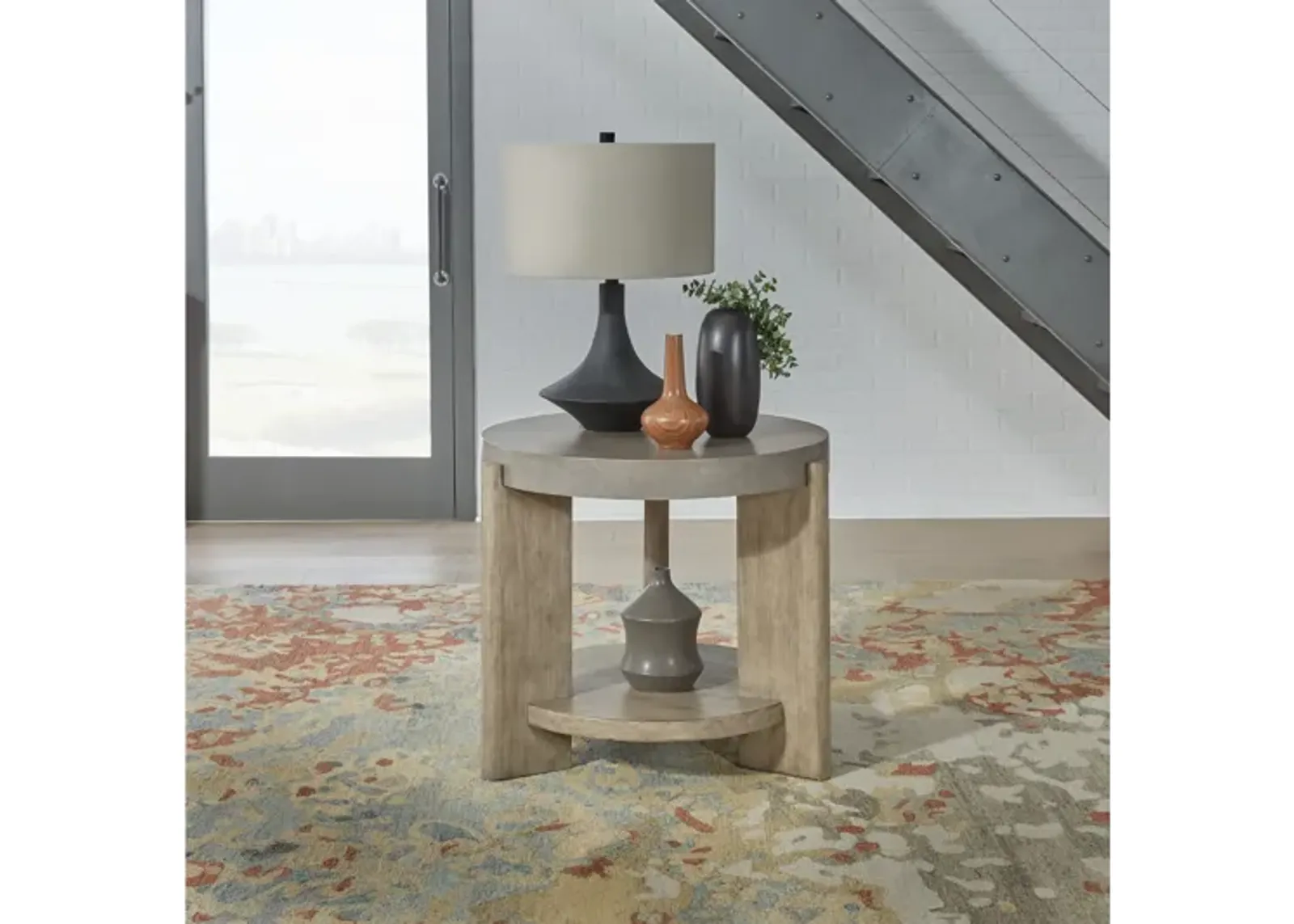 Affinity Round End Table