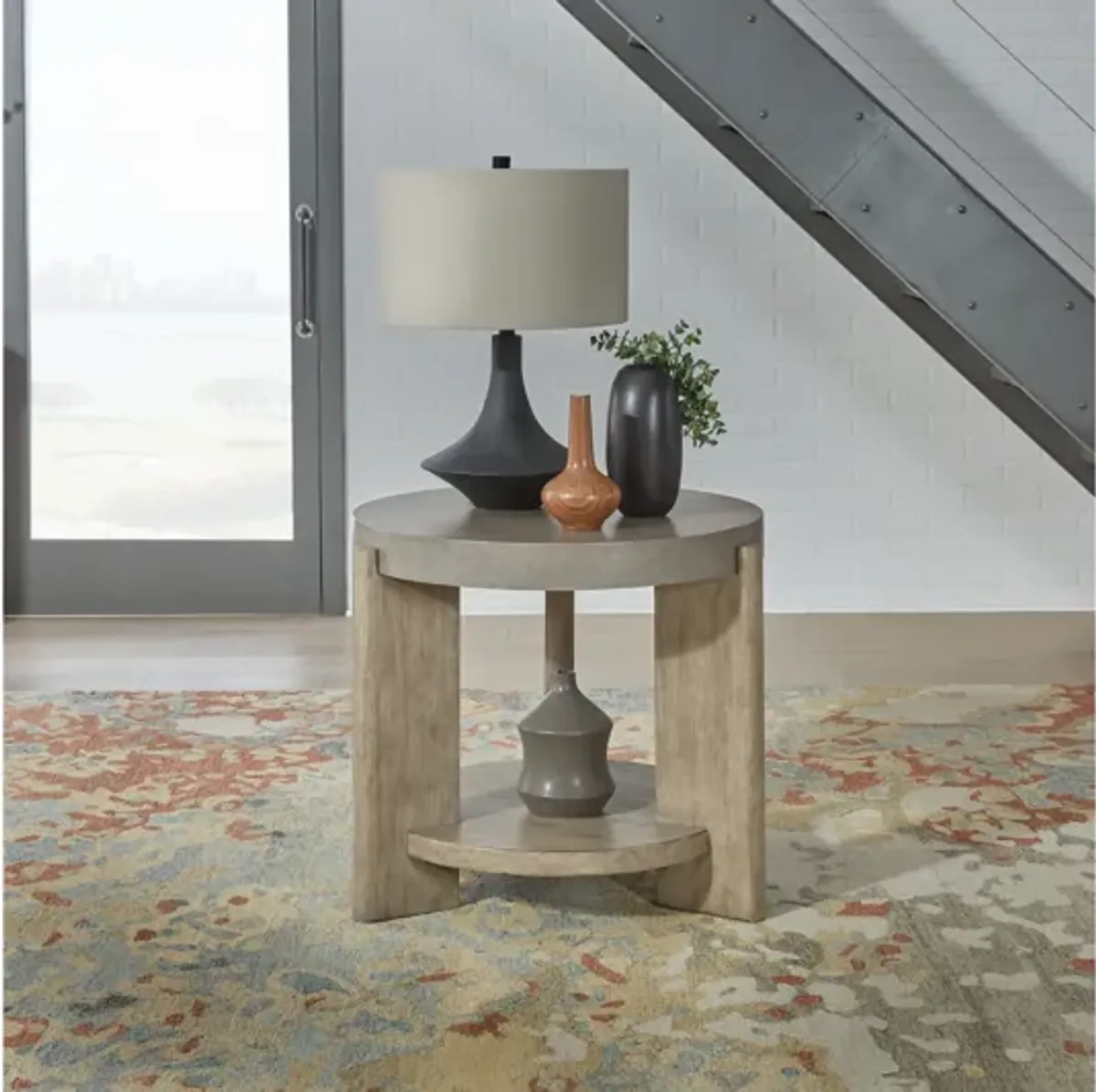 Affinity Round End Table