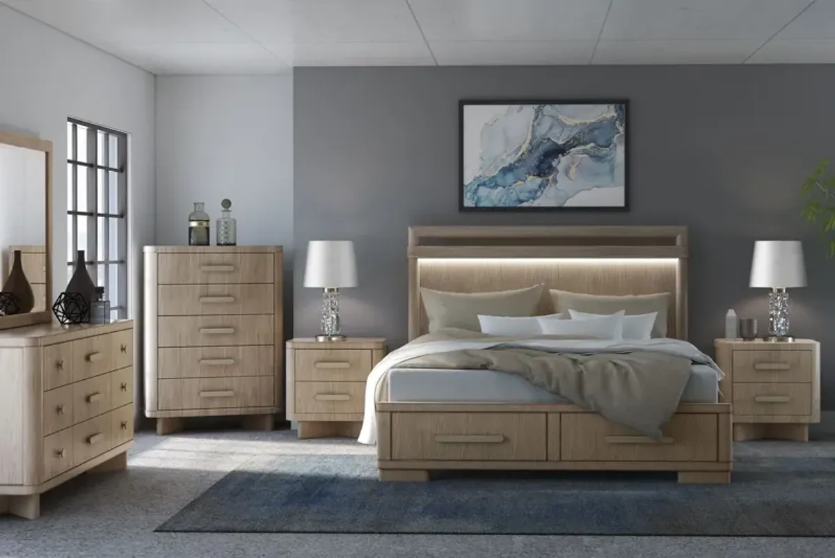 Burrell King Storage Bed