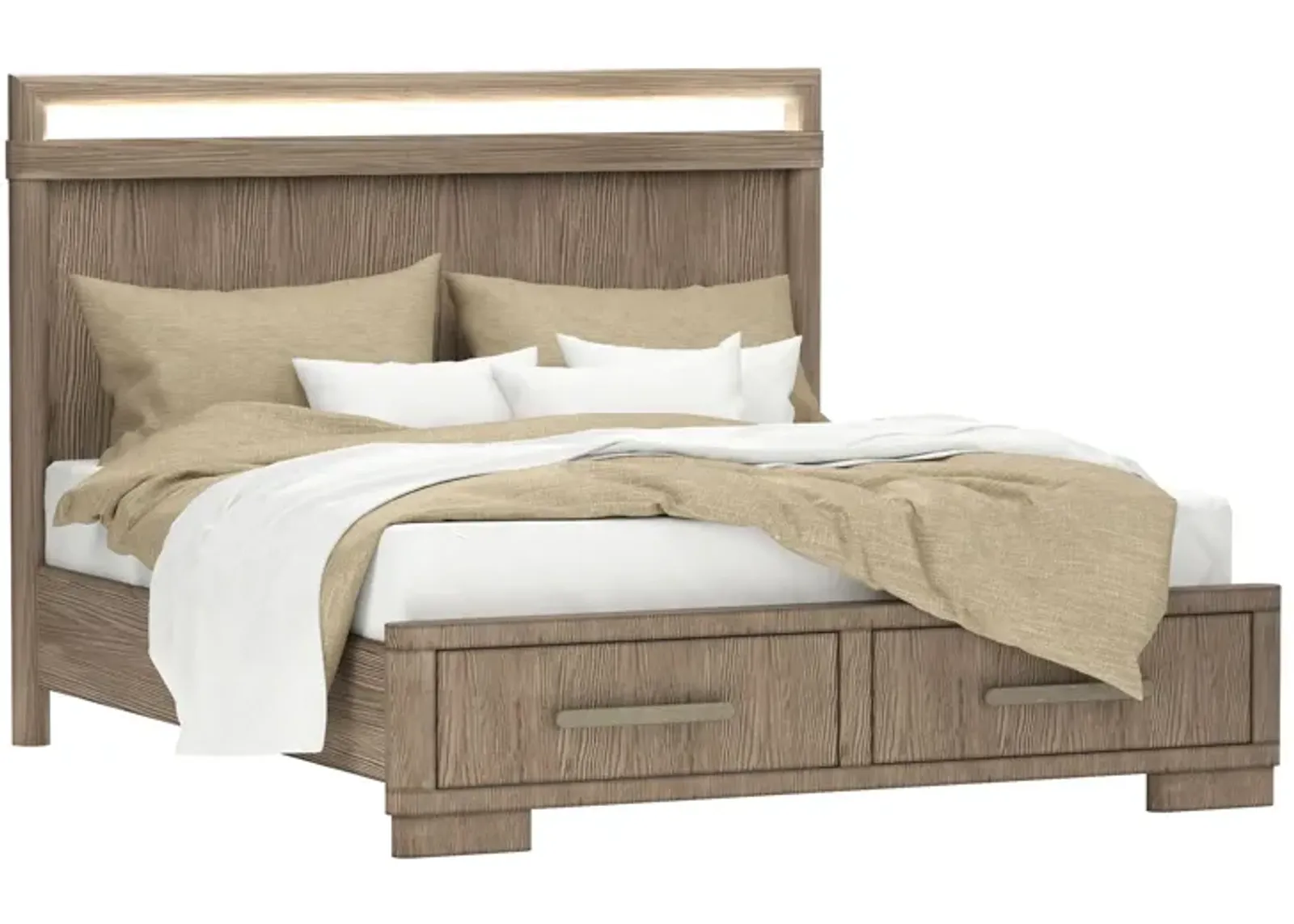 Burrell King Storage Bed