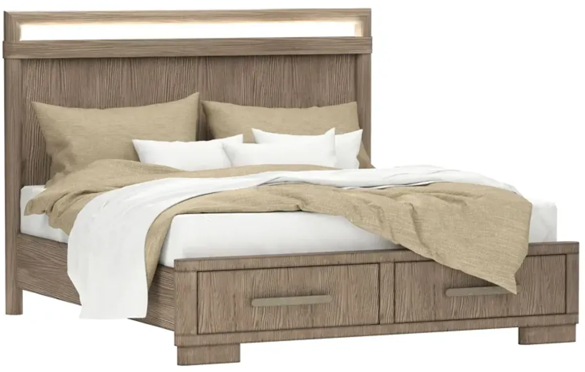 Burrell King Storage Bed