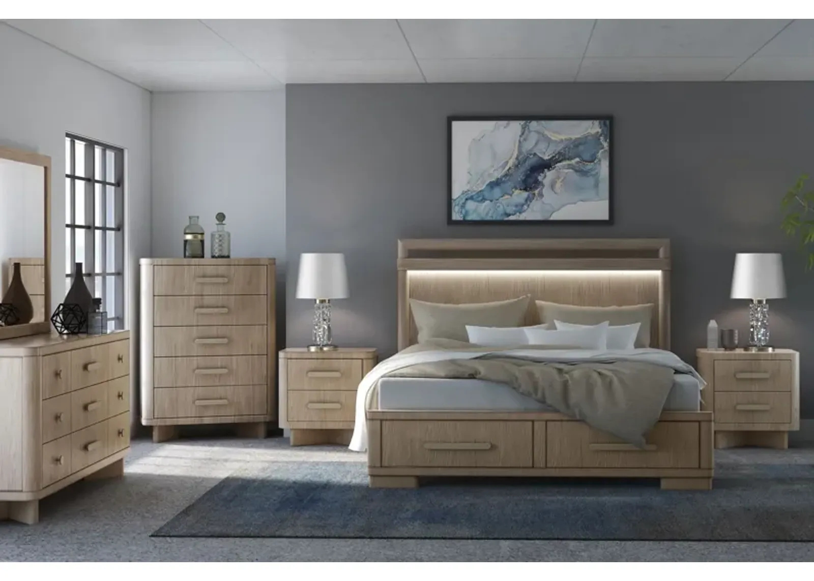 Burrell 5-Piece King Bedroom Set