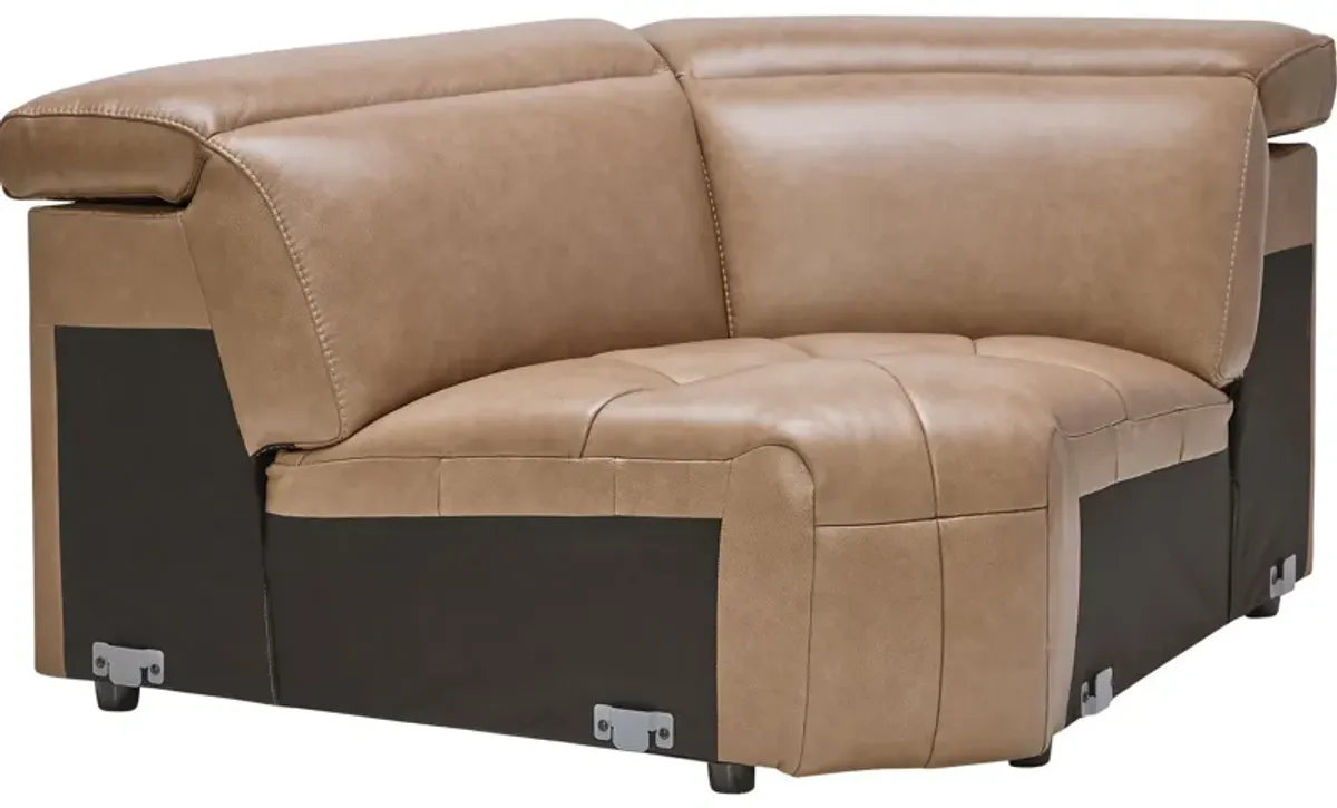 Owen 6-Piece Leather Dual Power Reclining Sectional with 2 Recliners