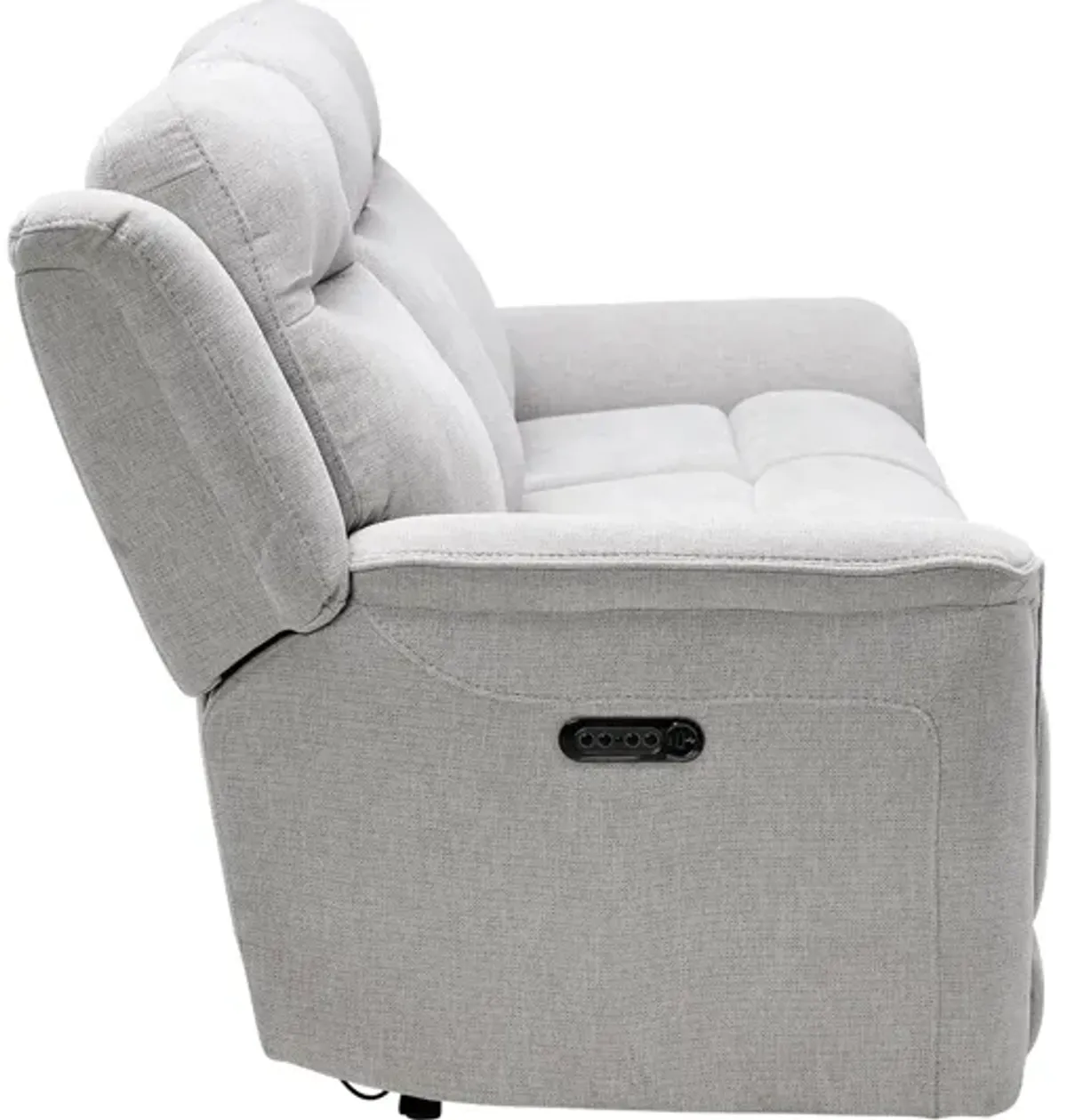 Bristol Grey Dual Power Reclining Sofa