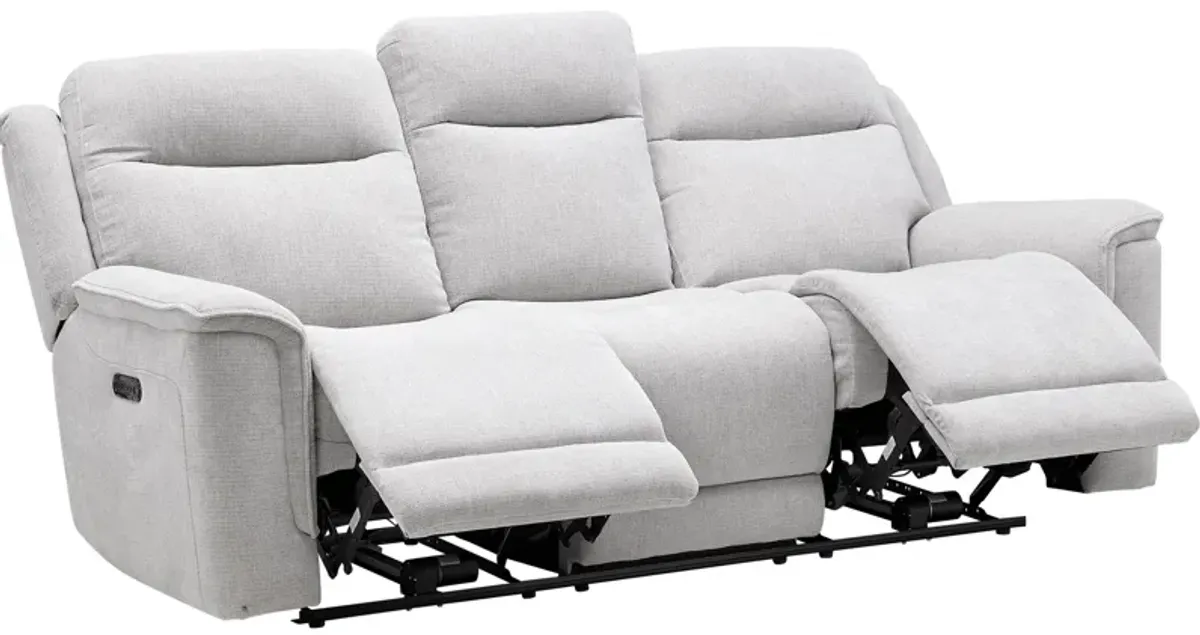 Bristol Grey Dual Power Reclining Sofa