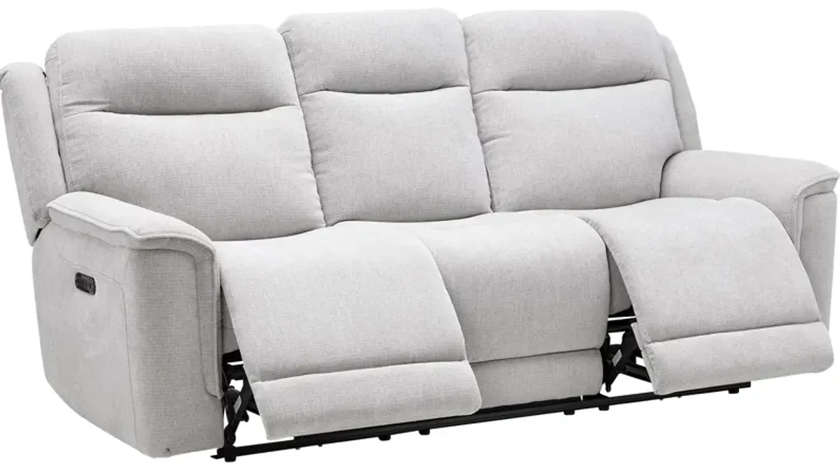 Bristol Grey Dual Power Reclining Sofa