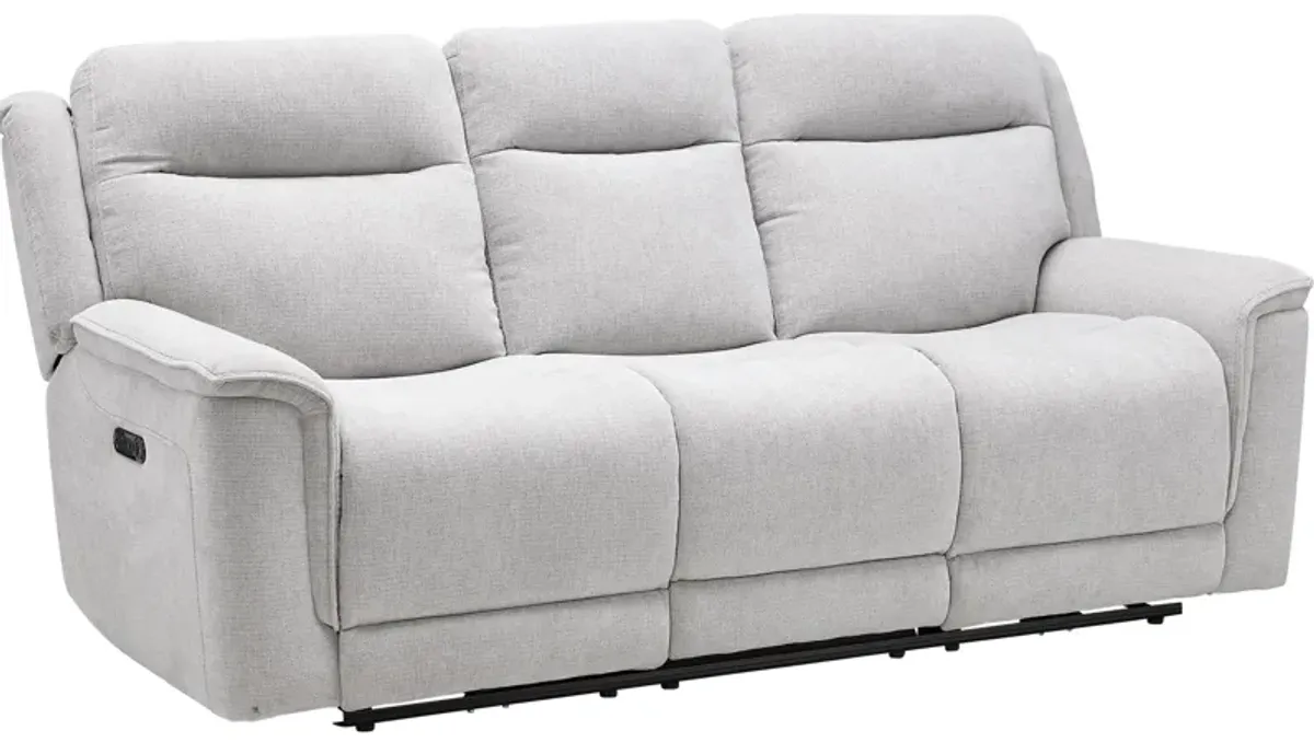 Bristol Grey Dual Power Reclining Sofa