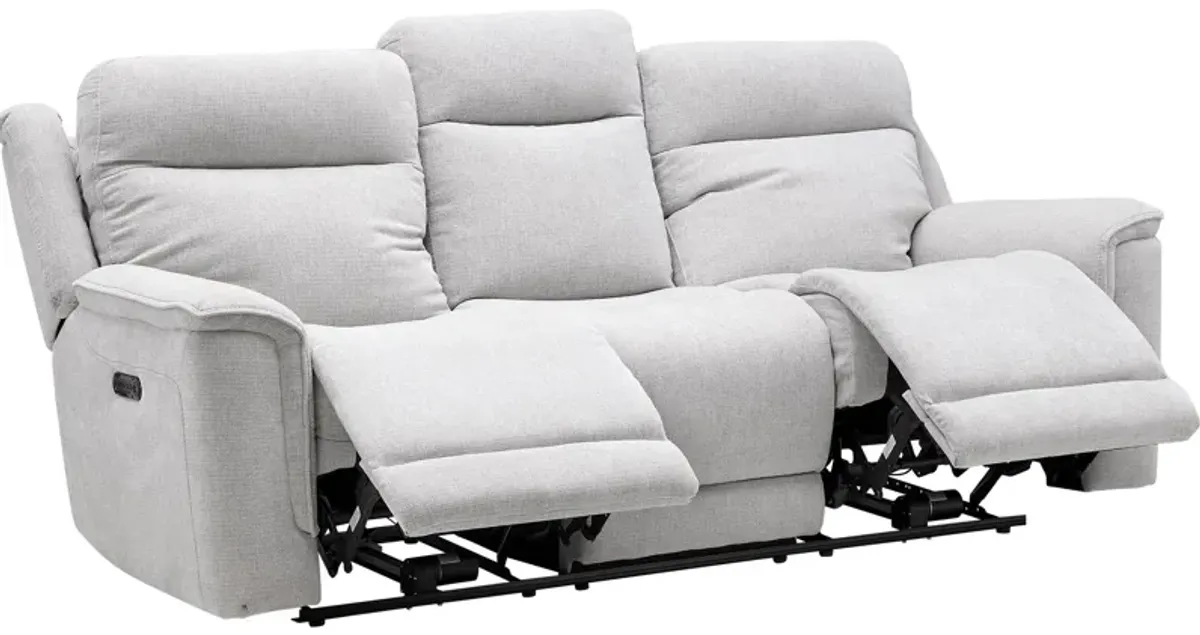 Bristol Grey Dual Power Reclining Sofa