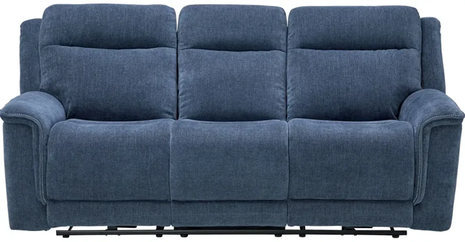 Bristol Blue Dual Power Reclining Sofa