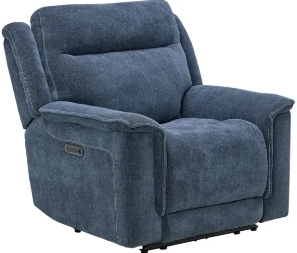 Bristol Blue Dual Power Recliner