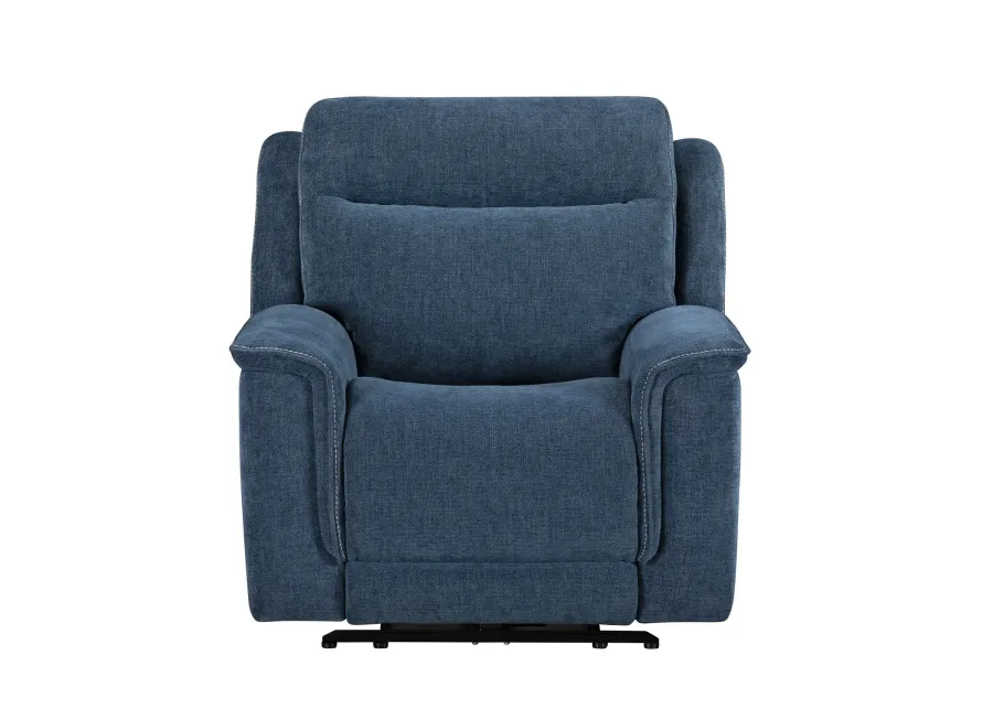 Bristol Blue Dual Power Recliner