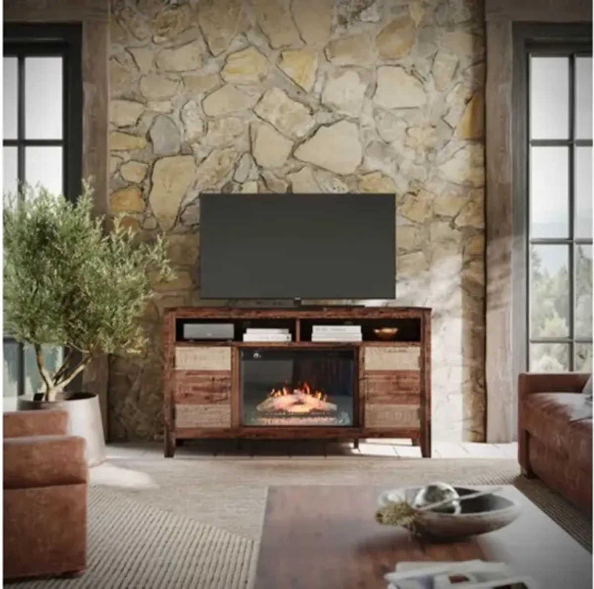 Painted Canyon Fireplace