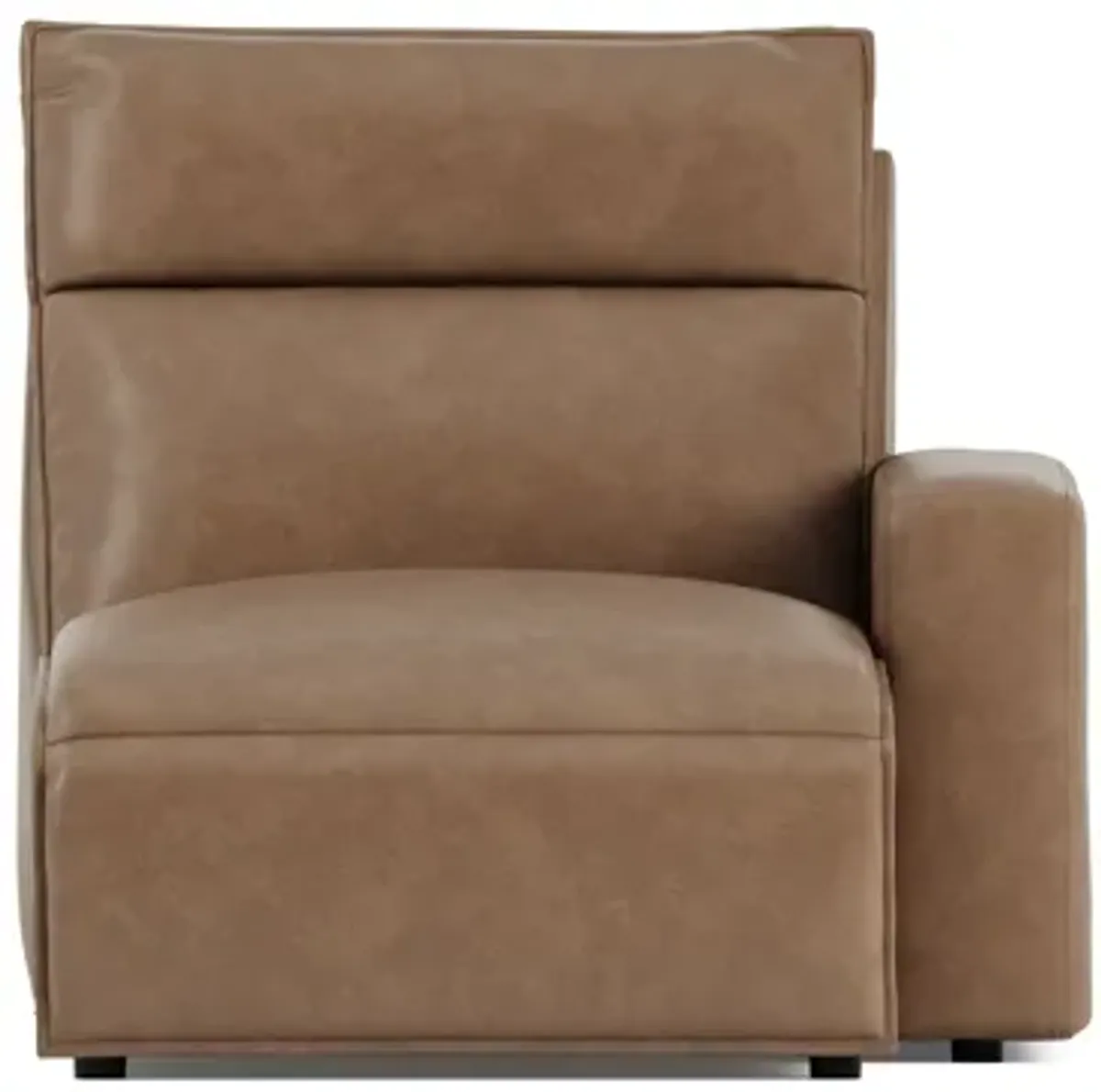 ModularTwo Brown Dual Power Reclining Right Arm Facing Chaise