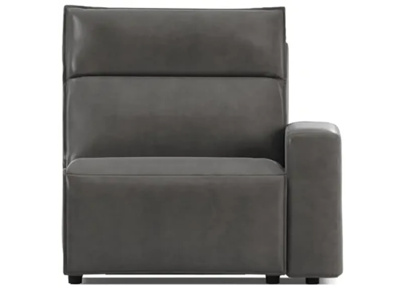 ModularTwo Grey Dual Power Right Arm Facing Recliner