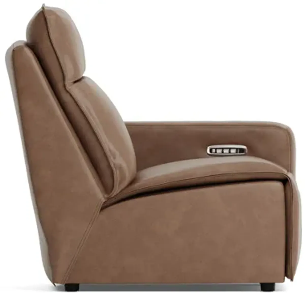 ModularTwo Brown Dual Power Right Arm Facing Recliner