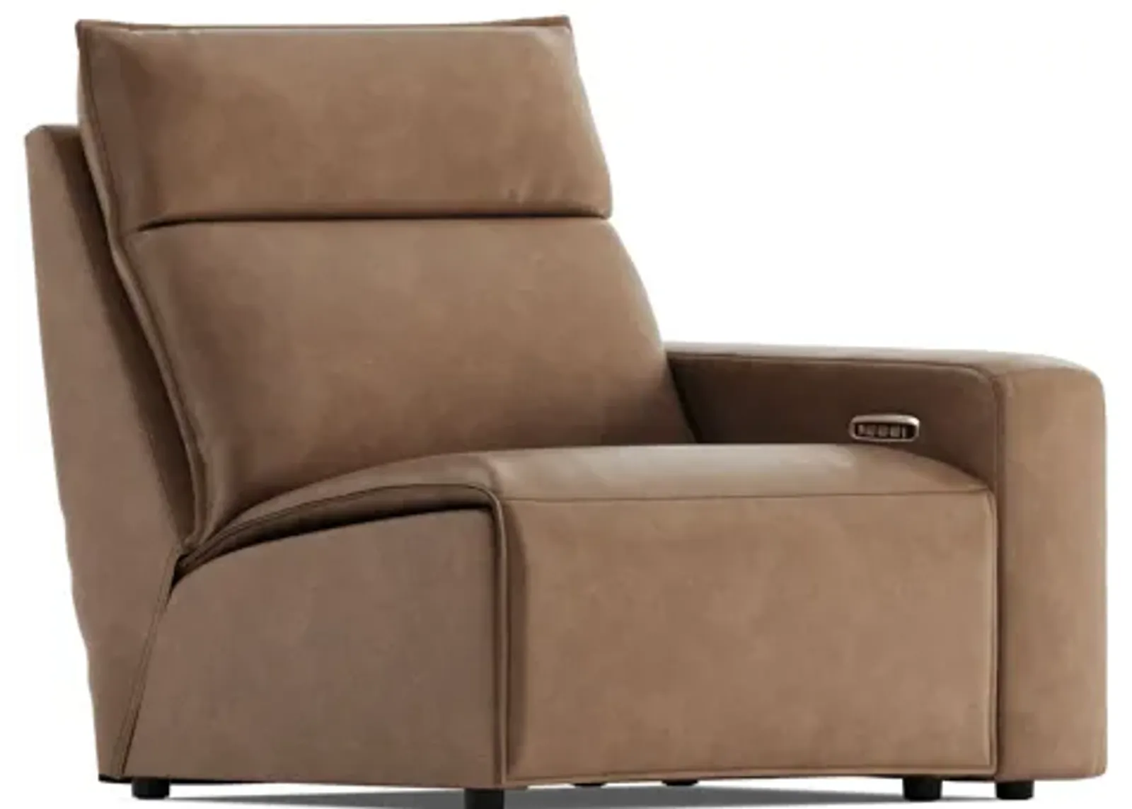 ModularTwo Brown Dual Power Right Arm Facing Recliner