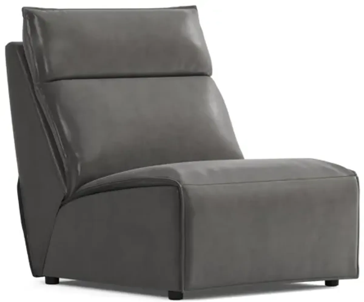 ModularTwo Grey Armless Chair