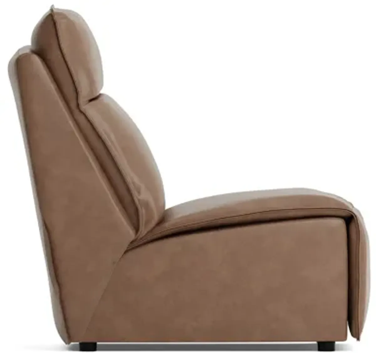 ModularTwo Brown Armless Chair