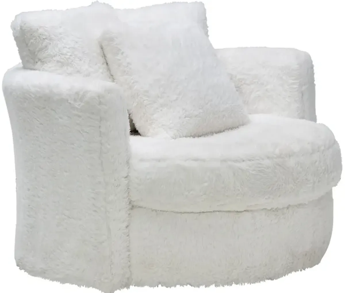 Bambi Natural Swivel Pod Chair