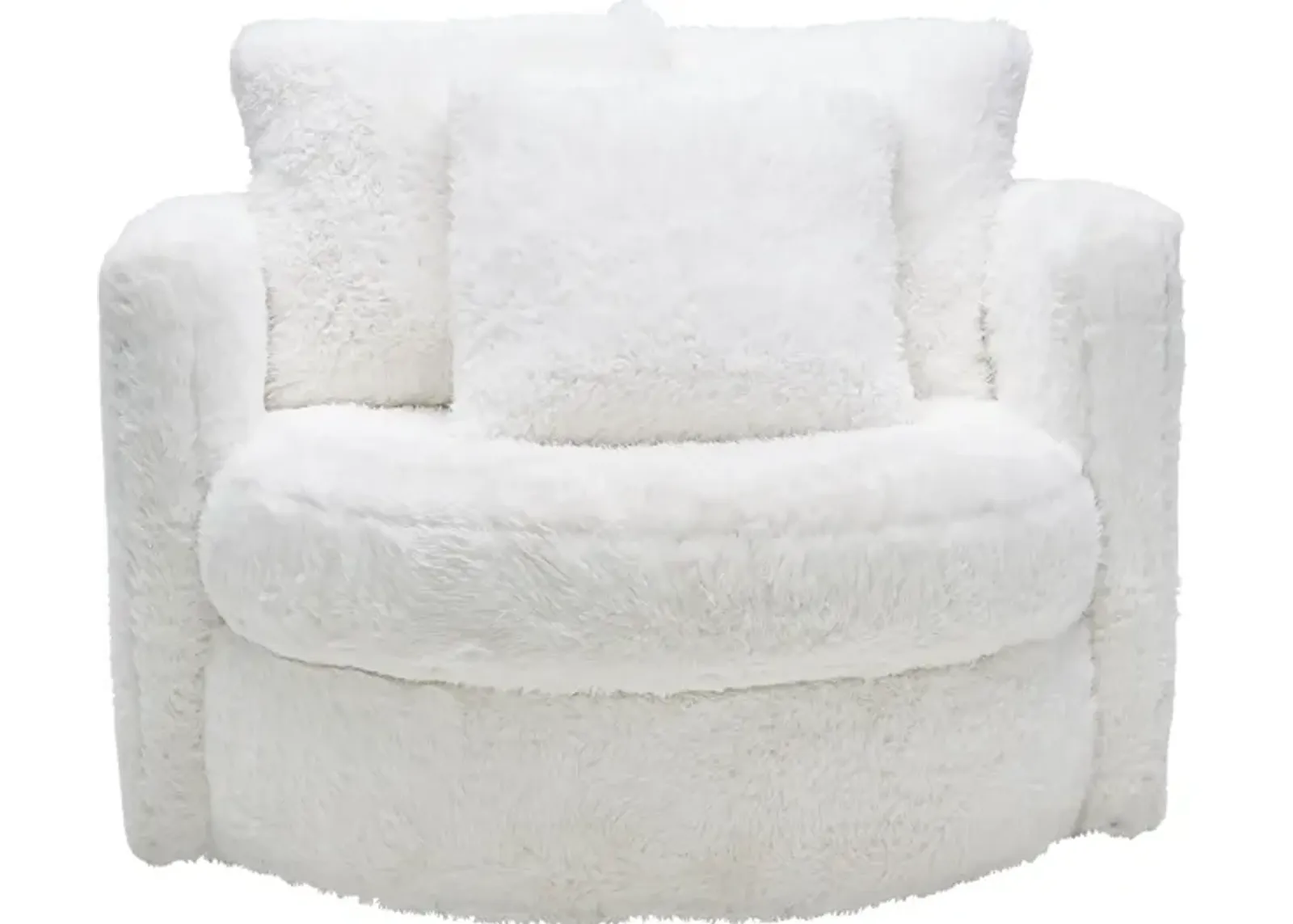 Bambi Natural Swivel Pod Chair