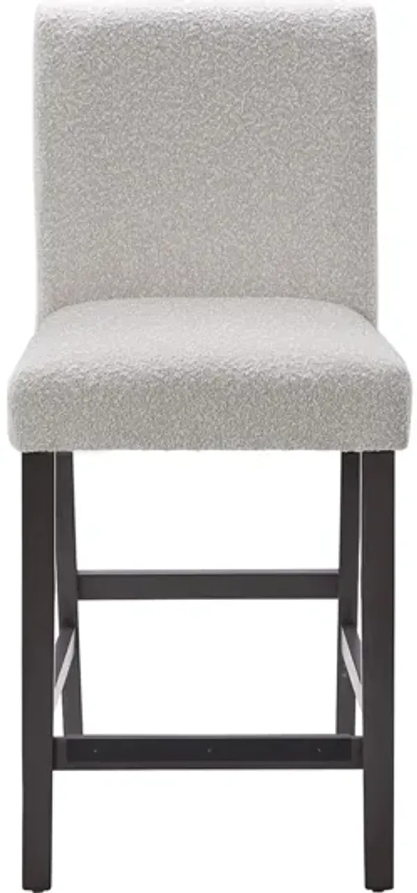 Emmy White Counter Stool