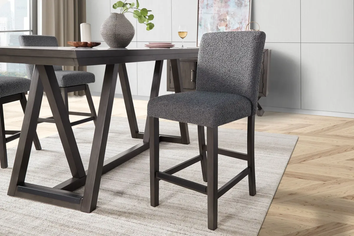 Emmy Grey Counter Stool