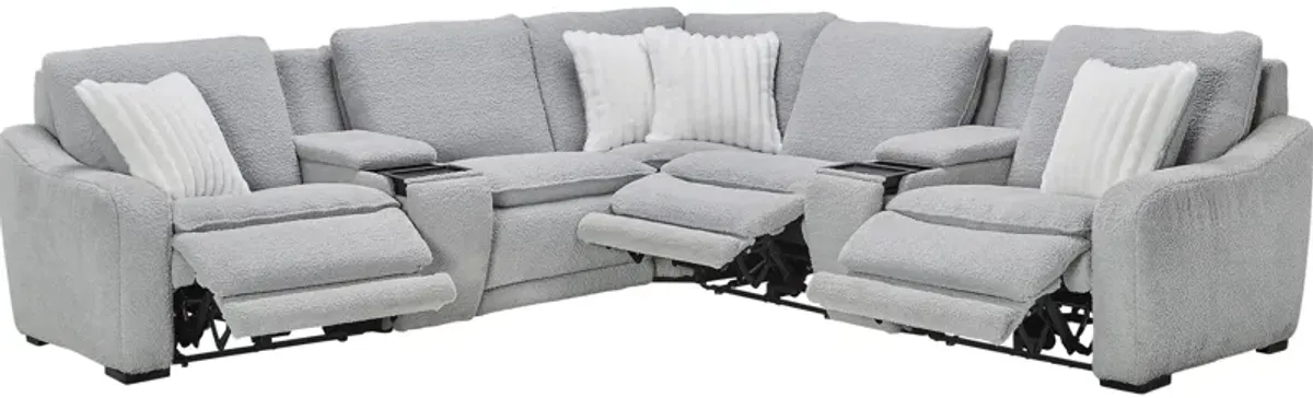 Bliss 7-Piece Dual Power Reclining Sectional