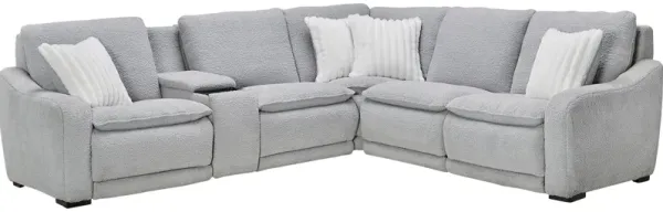 Bliss 6-Piece Dual Power Reclining Sectional with 3 Reclining Seats