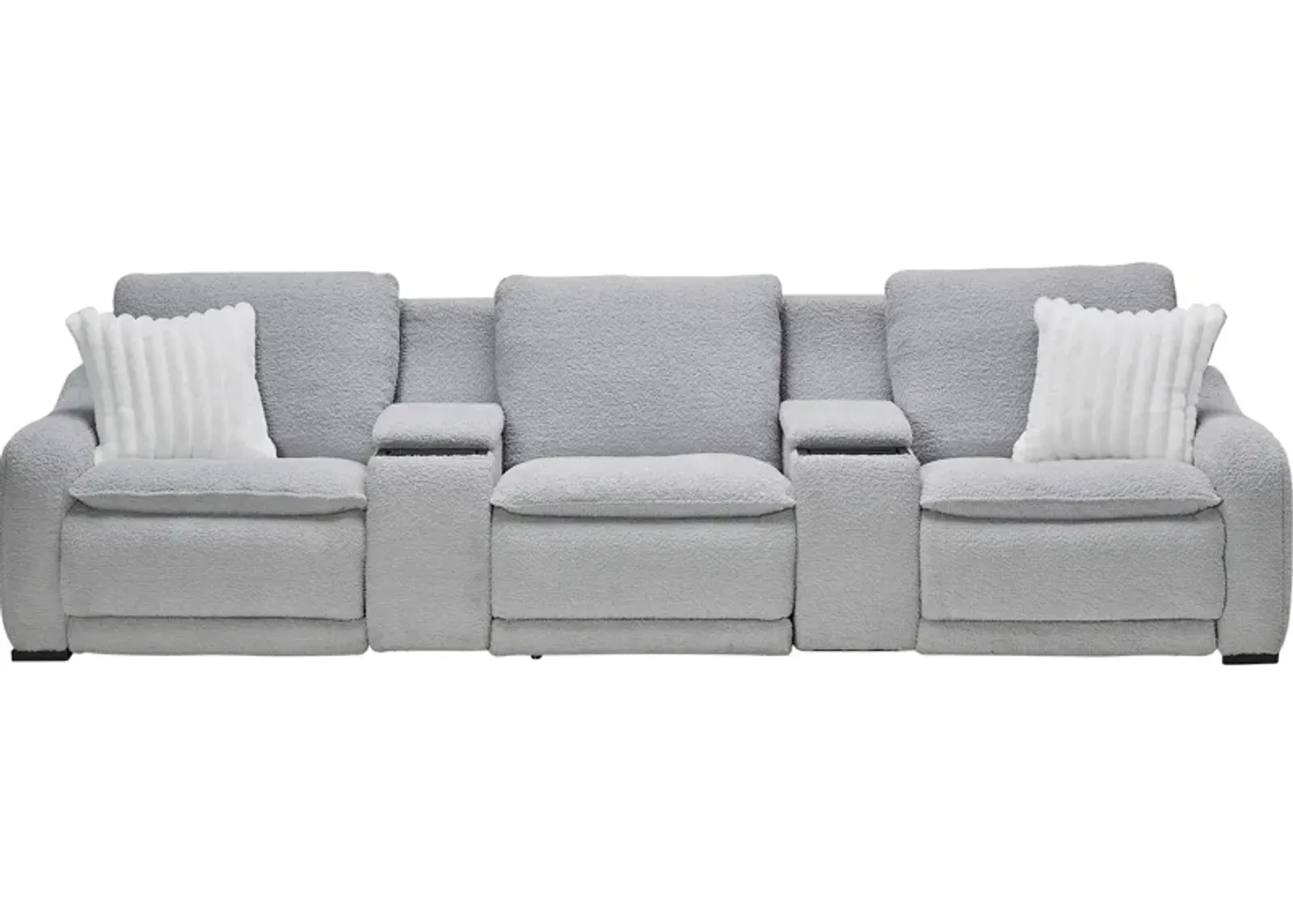 Bliss 5-Piece Dual Power Reclining Sofa with E-Console